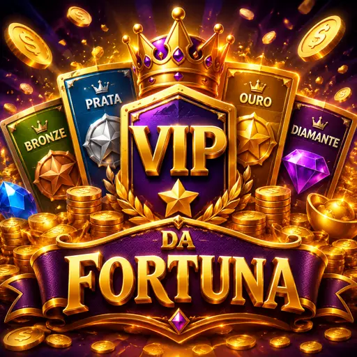 Níveis Bronze, Prata, Ouro, Platina e Diamante do Clube VIP em degradê dourado